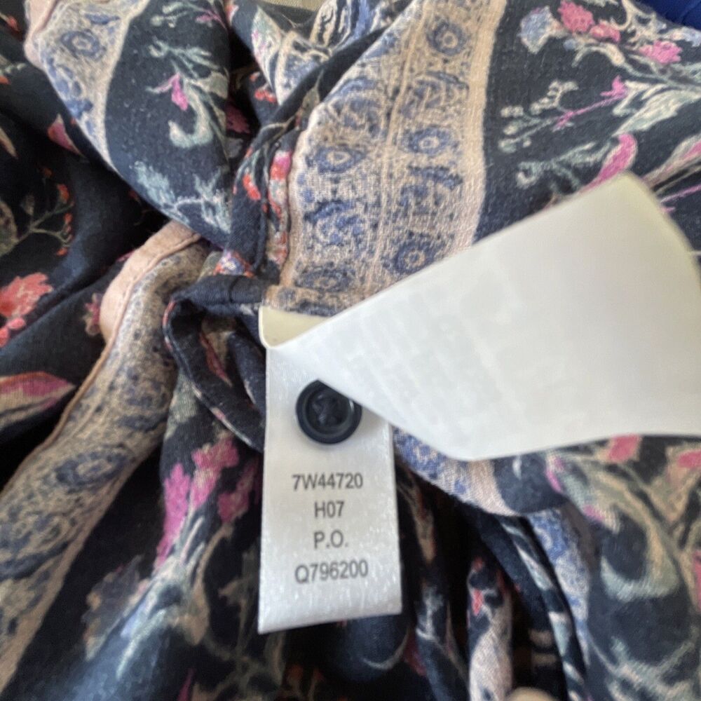 LUCKY BRAND Boho Long Sleeve Lightweight Floral Print S - Picture 6 of 8